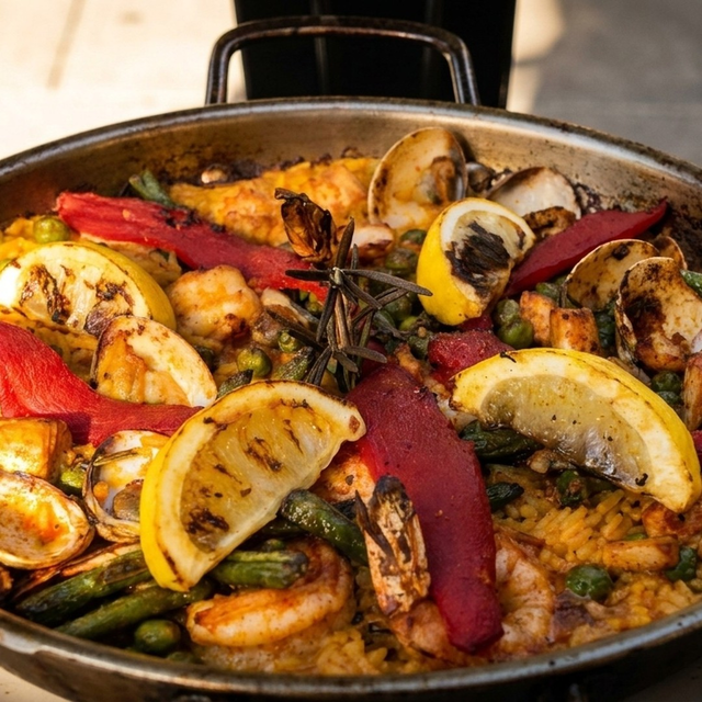 Paella de Mariscos.